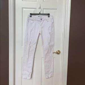 White Ripped Jeans